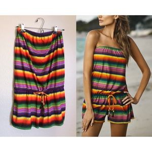 PILYQ - NWOT Maya Laguna Serape Romper